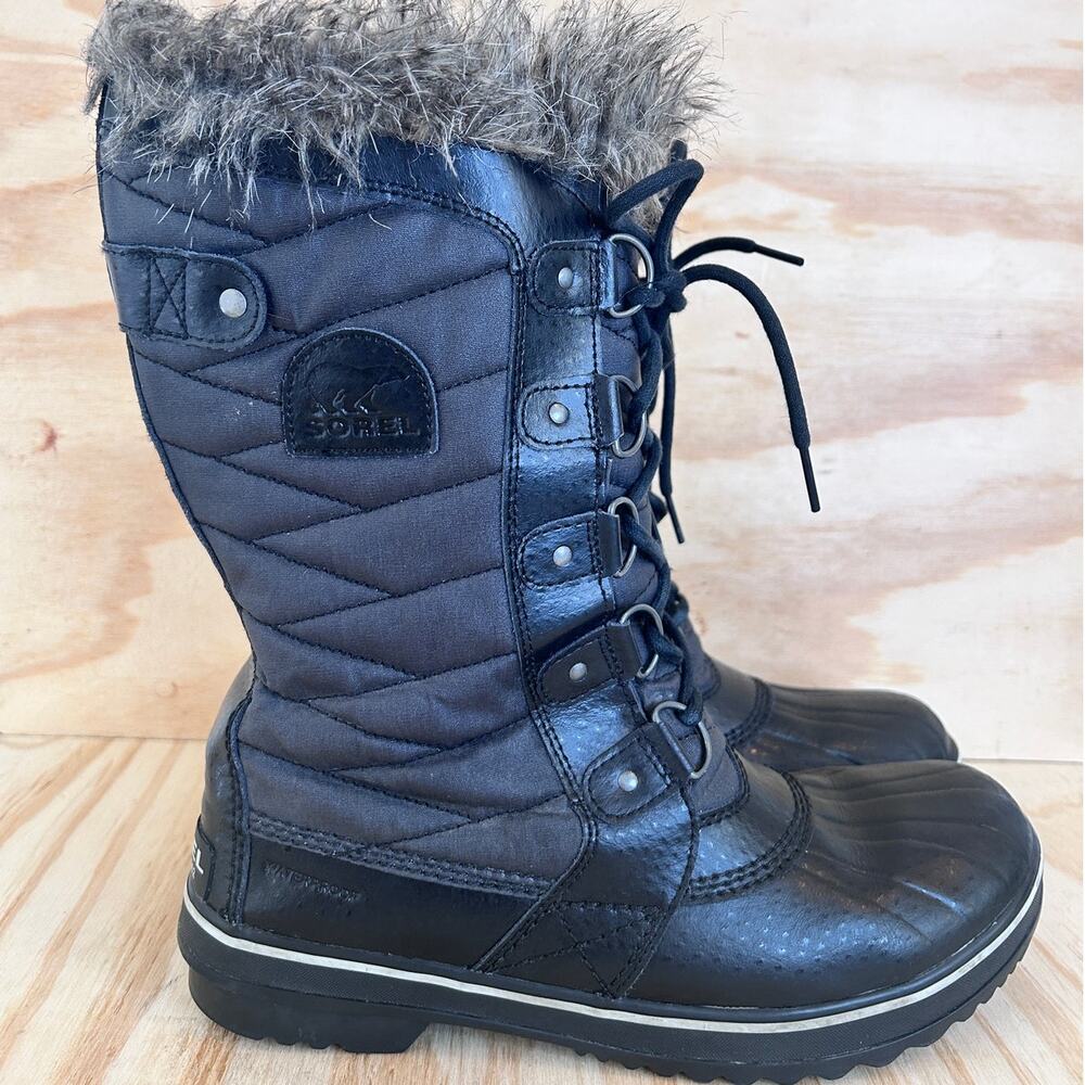 Sorel - Tofino II Waterproof - Winter Boots - Black - Women's - 10 - NL2332-010